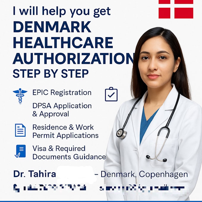 help you get healthcare authorisation visa for denmark