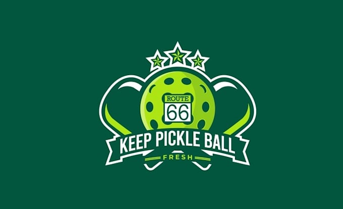 design perfect unique pickle ball logo