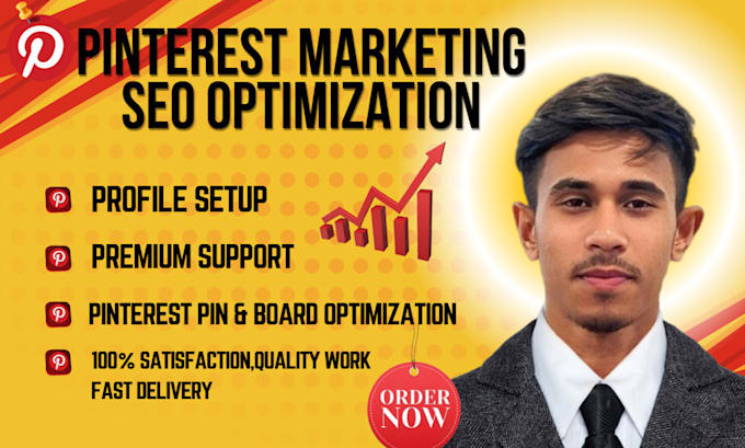 manage pinterest optimized, SEO  profile pins and boards