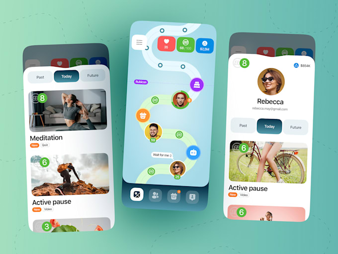 develop clone pinterest app, signal app, telegram app, snapchat app