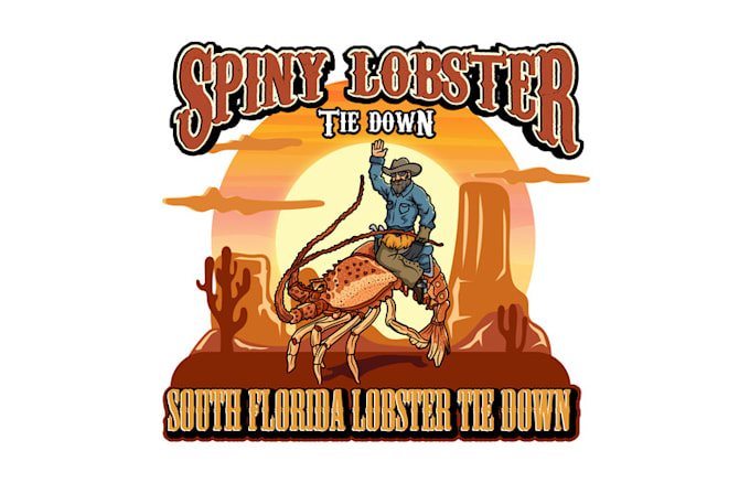 Design rodeo themed lobster catching tournament logo by Levi_rempel ...