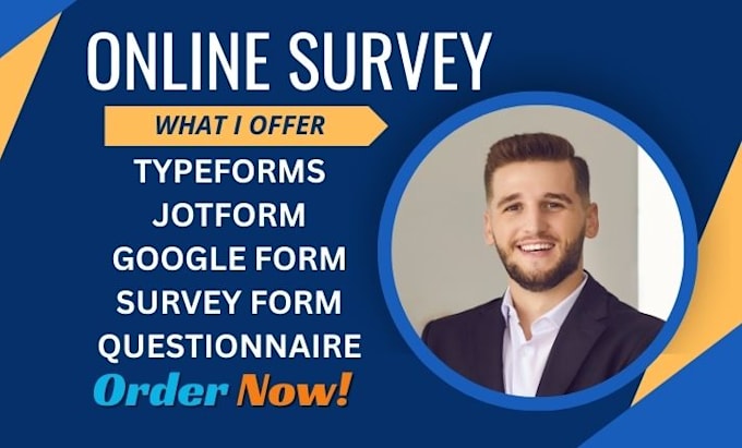 build online survey forms using google forms or typeform