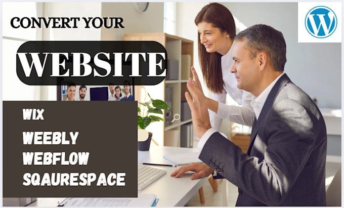 convert clone or transfer wix, weebly, webflow, squarespace to wordpress website