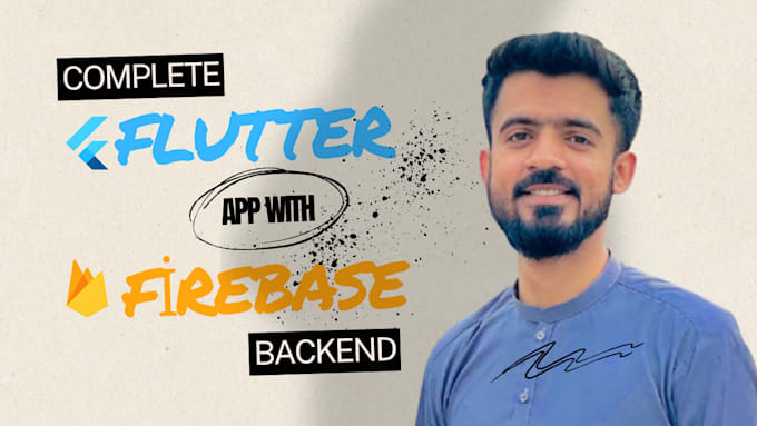 build a complete flutter app with firebase backend