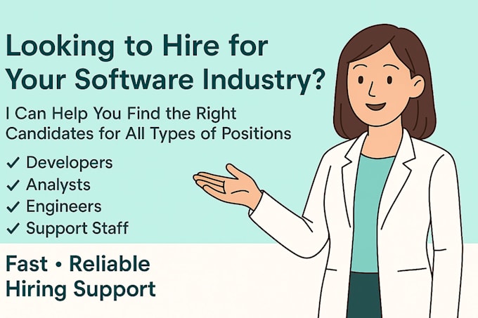 do hiring for all software industry roles