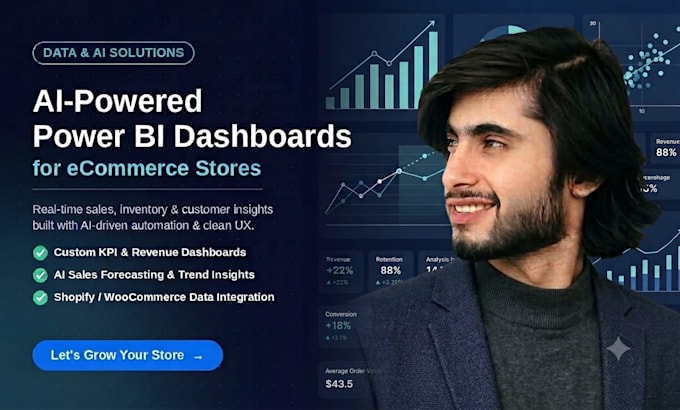 create an ai powered power bi dashboard for your ecommerce stores