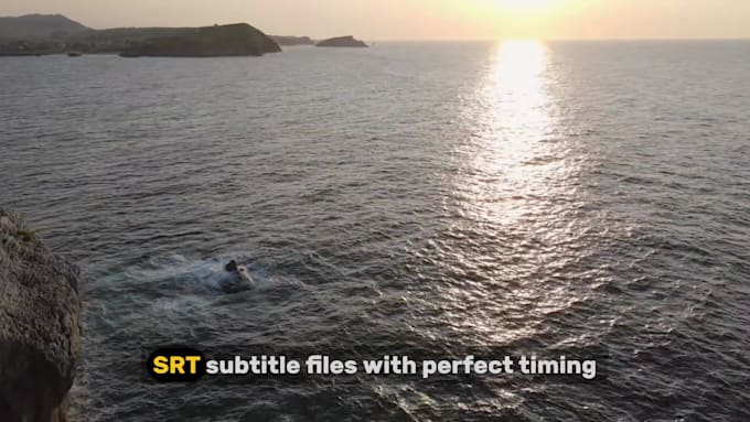 create accurate srt subtitles or add professional captions to your video