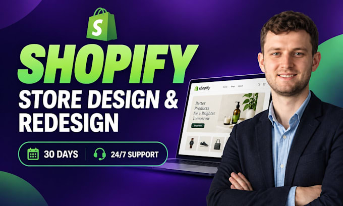 design or revamp a high converting premium shopify store