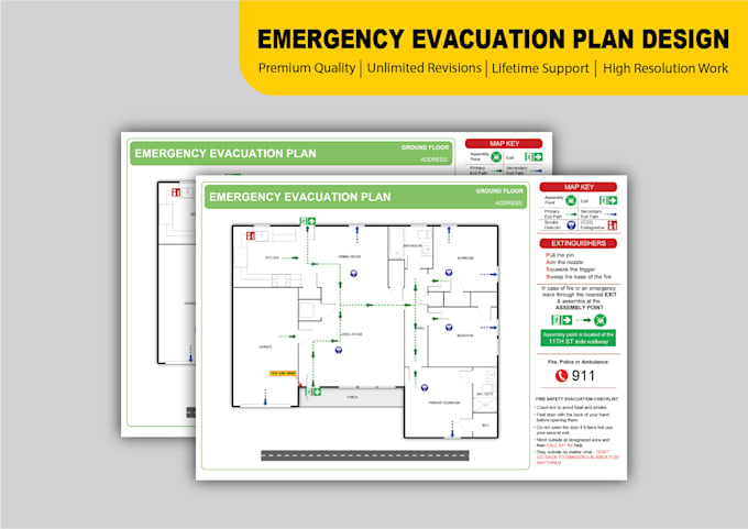 design emergency evacuation plan for your safety