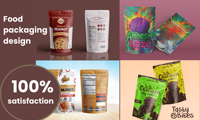 do product packaging design, food packaging design, pouch design, tea packaging