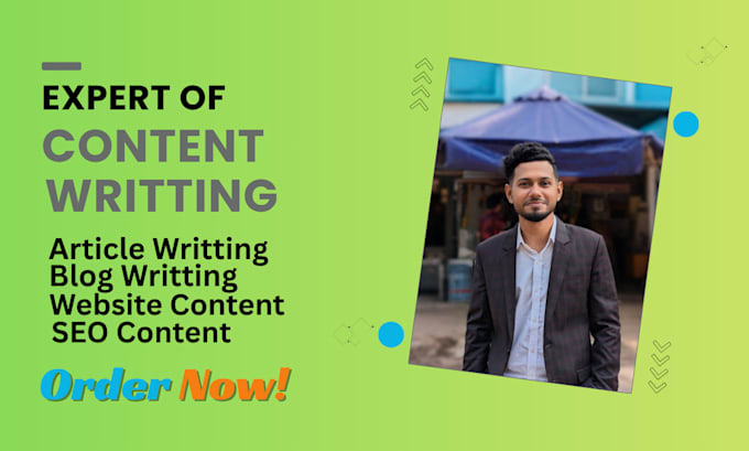 do fast and accurate content writting for your business