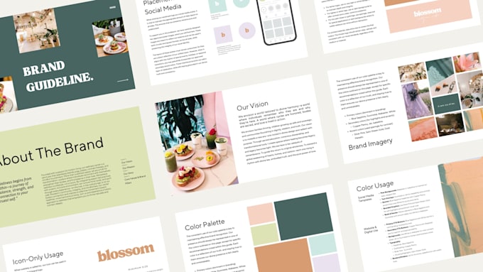 design a cohesive brand guideline