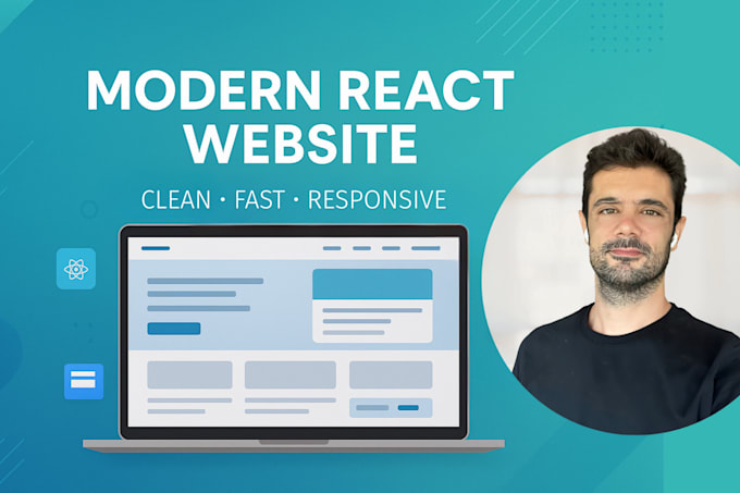 Build a modern one page react website with material ui by Ruibraga454 ...