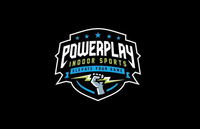design powerful showcase indoor sports logo
