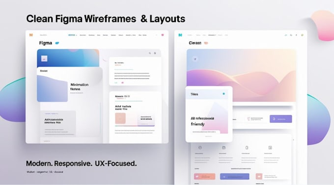 create figma wireframes and responsive layouts