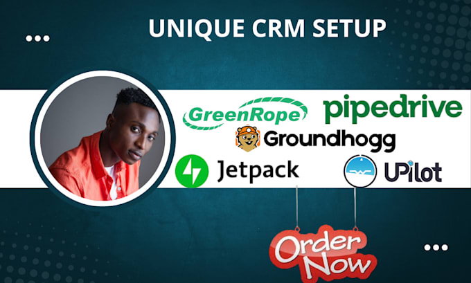 setup pipedrive, groundhogg, jetpack crm, tribus, upilot, greenrope, privyr crm