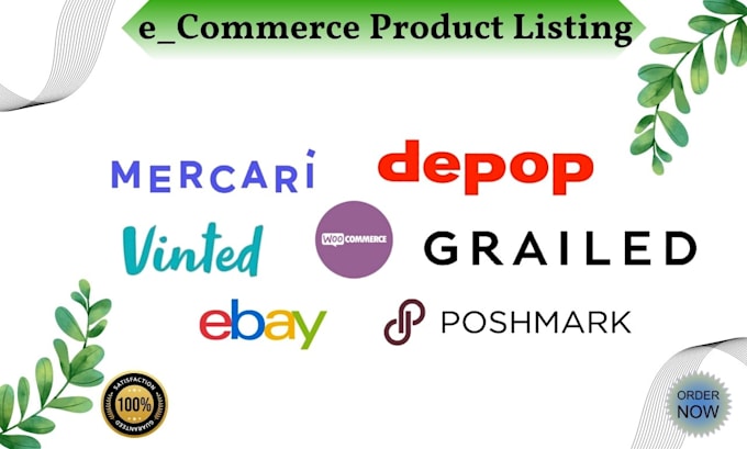 do product listing depop, etsy, mercari, poshmark, ebay listing
