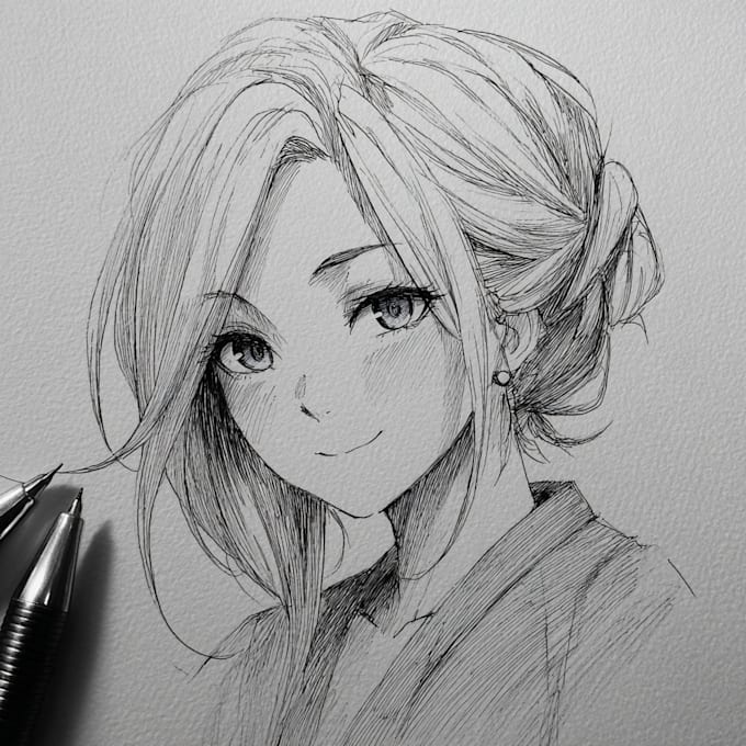 draw a character in manga style