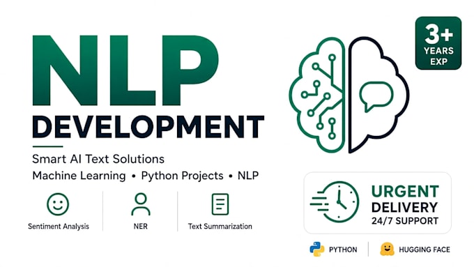 build nlp projects and apps for sentiment analysis, ner and summarization