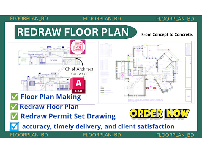 redraw floor plan 2d edited architectural floor plan