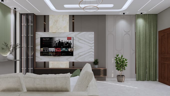 do interior design with 2d plans and 3d views