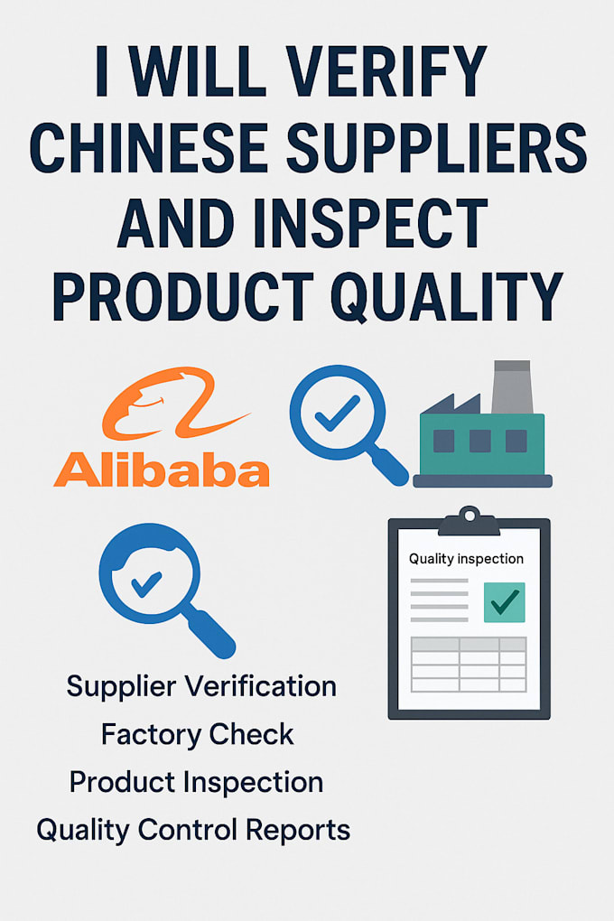 verify and inspect products from chinese suppliers