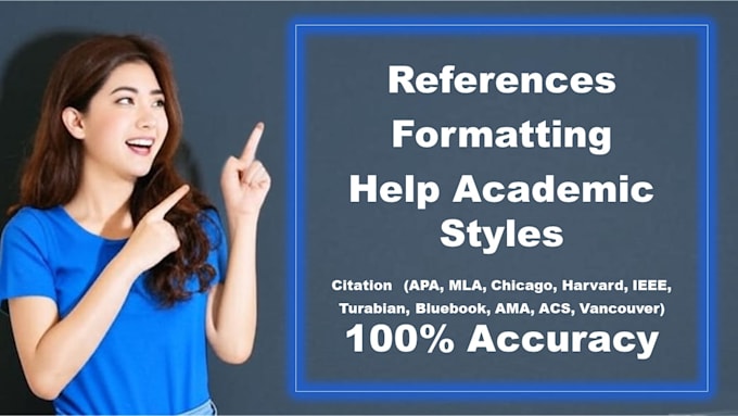 provide professional citation and formatting services