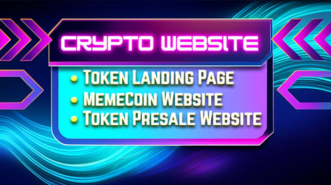create a stunning crypto token or memecoin website