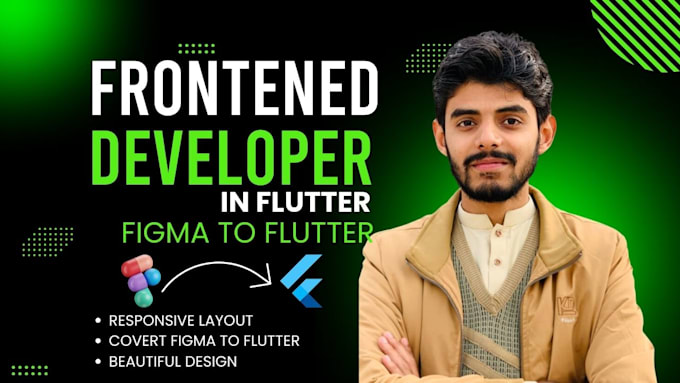convert figma to flutter mobile app UI for android and ios