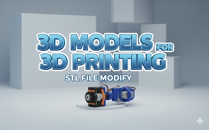 design accurate 3d models and create stl files for 3d printing