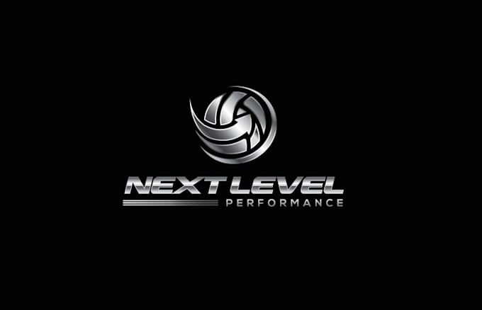 design attract volleyball players coaching program logo
