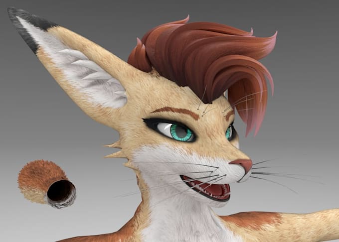 create a custom furry vrchat avatar with style and personality