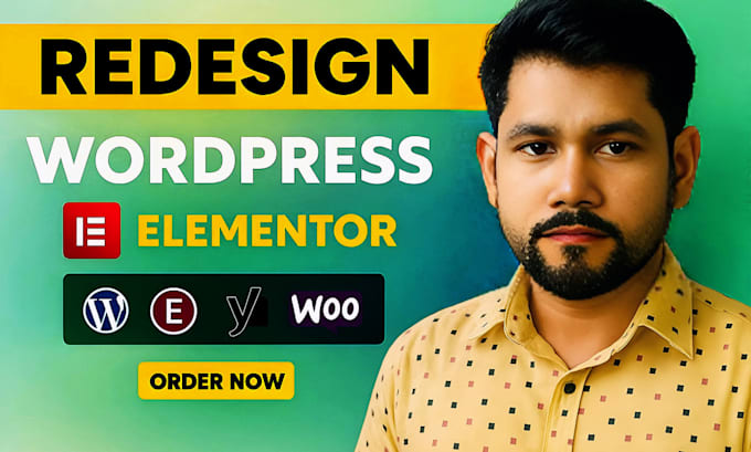redesign wordpress elementor sites to load faster and work on all devices