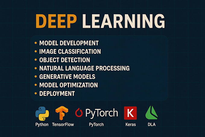 Design and deploy advanced deep learning models by Genai_services | Fiverr