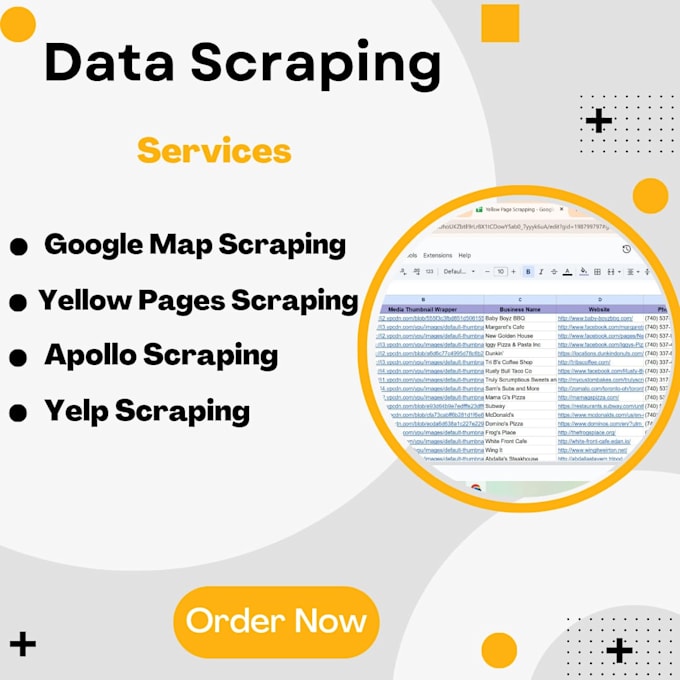 do python data scraping and data mining from any website
