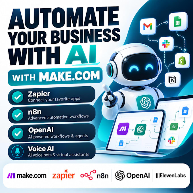 automate your business workflows using zapier or n8n