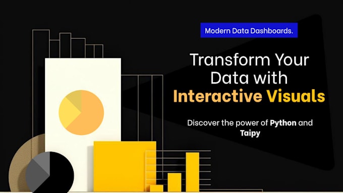 build a  data dashboard using python and taipy