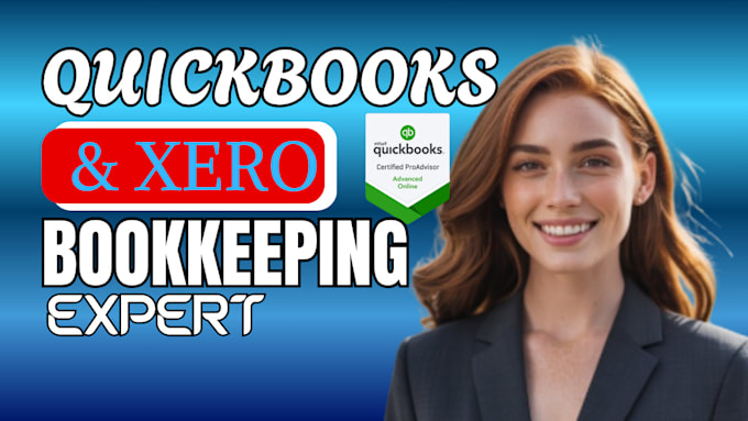 be expert for quickbook online bookkeeping, setup, catchup, cleanup, accounting