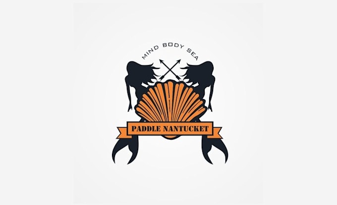 design important paddle nantucket sea logo