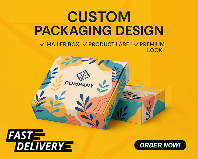 Design professional packaging, box, and label for your product by ...