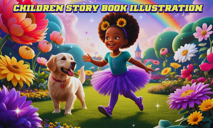 Illustrate children story book illustration, children story, book ...