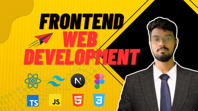 be front end web developer html tailwind reactjs nextjs
