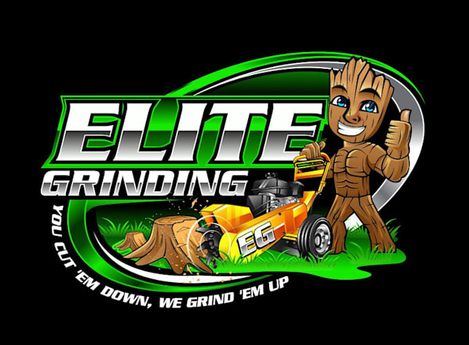 design awesome grinding logo