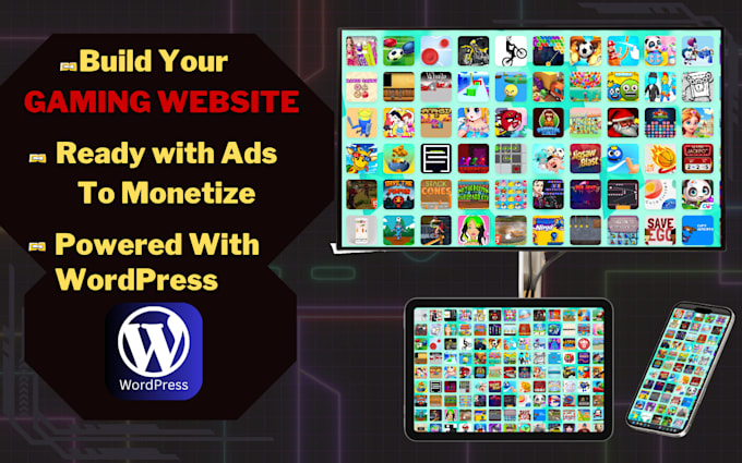 build and customize a wordpress gaming website