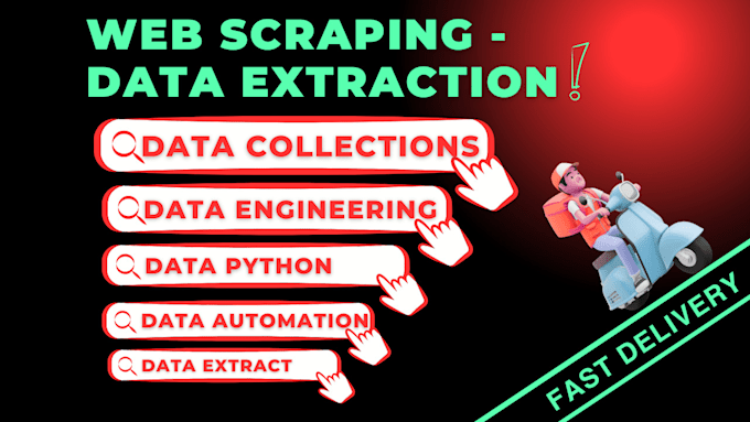 Do data scraping, data extraction, website extraction by Anmol_luv | Fiverr