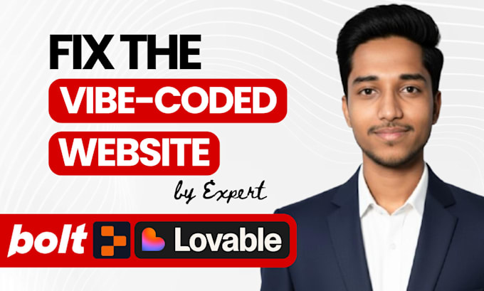 fix vibe coded website for ai mvp, web app using lovable and supabase