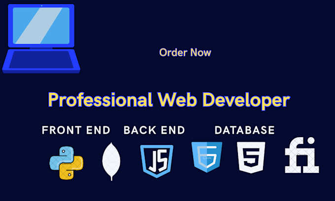 build custom website development, front end developer, full stack developer