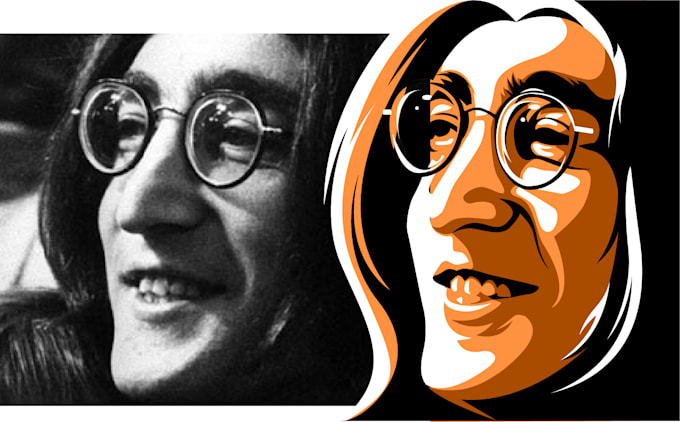 do vintage cartoon portrait avatar