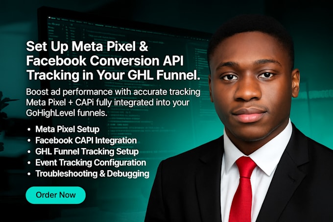 setup ga4, meta pixel, facebook capi, utm, event tracking in gohighlevel,shopify