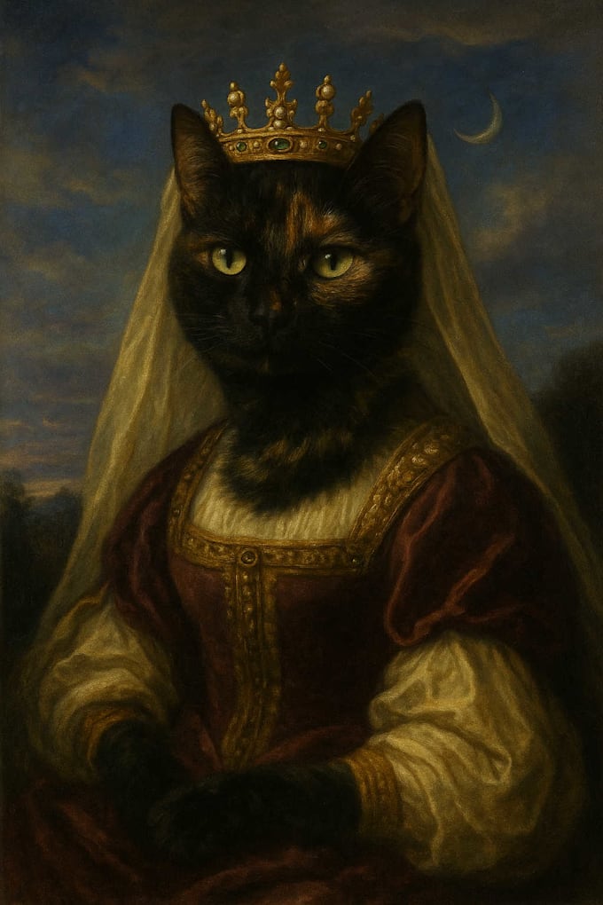 transform your pet into a stunning renaissance or custom art style portrait